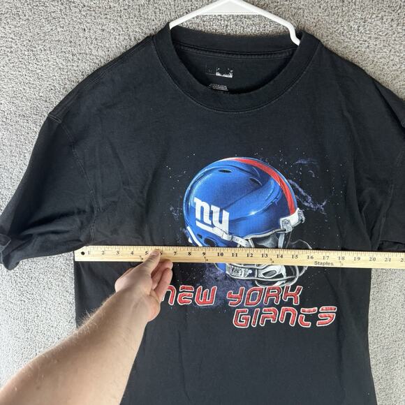 New York Giants Shirt Men's Extra Large Graphic Tee Black Short Sleeve Read Desc - Picture 6 of 7